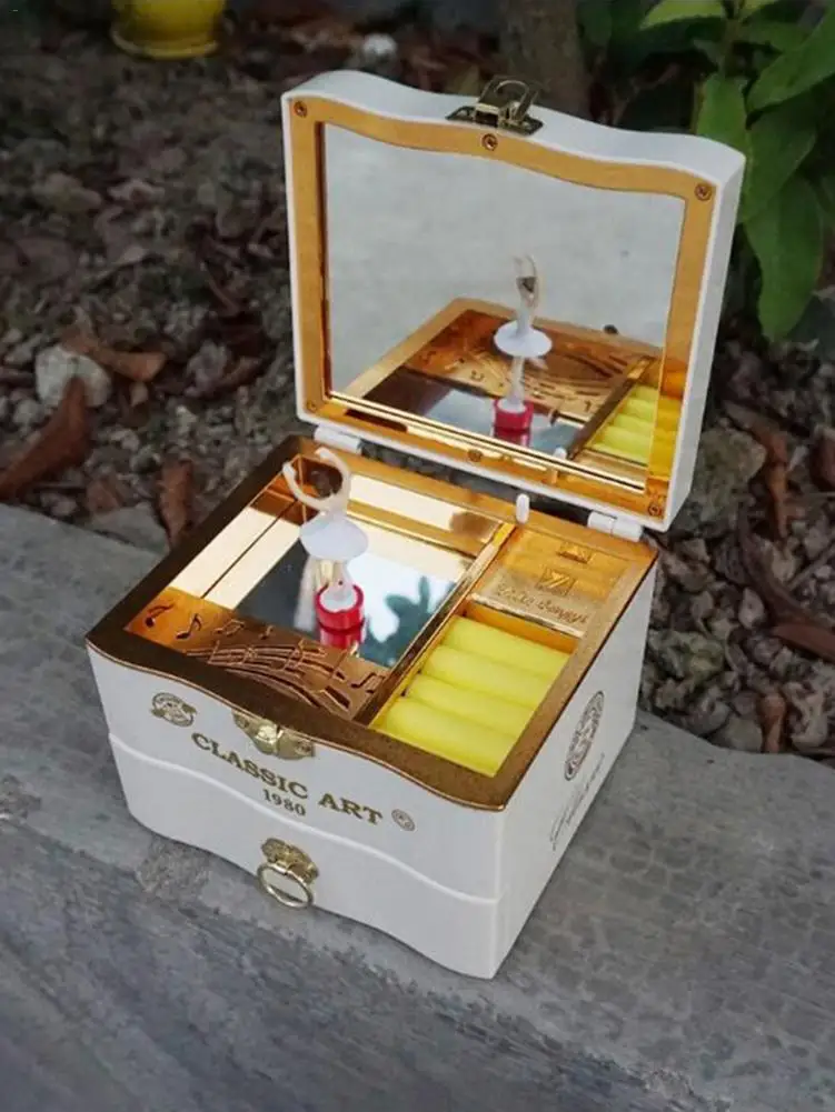 Новая инновационная музыкальная шкатулка сделай сам украшение вращающаяся для