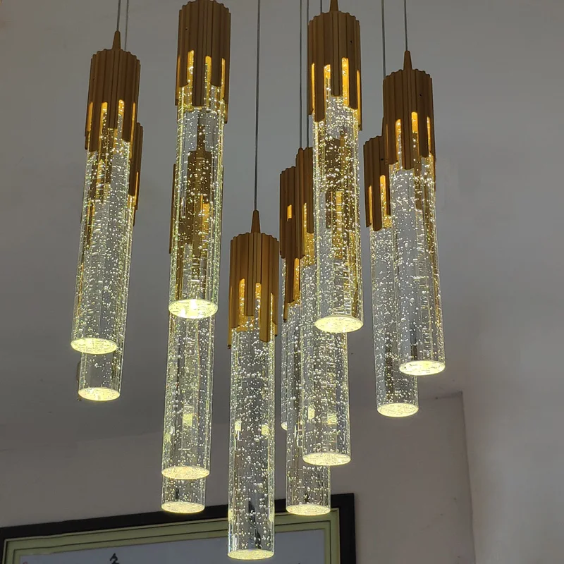 

Simple creative personality bubble crystal chandelier fashion atmosphere dining room lamp ceiling lamp living room room room