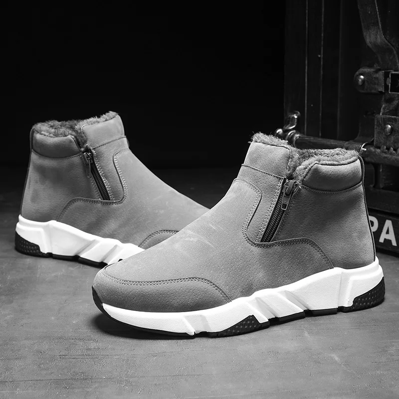 

New Men Shoes Winter Men's Sneakers Flats Men Casual Shoes Walking Work Shoes White Mans Footwear Winter Men Vulcanize Shoes