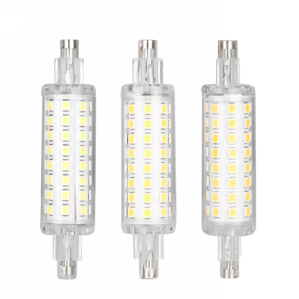 

R7S LED Bulb 5W 10W SMD 2835 R7S LED Lamp Bulb 78mm 118mm AC110V-220V Super Bright Light Replace 60W 100W Halogen Lamp Bombillas