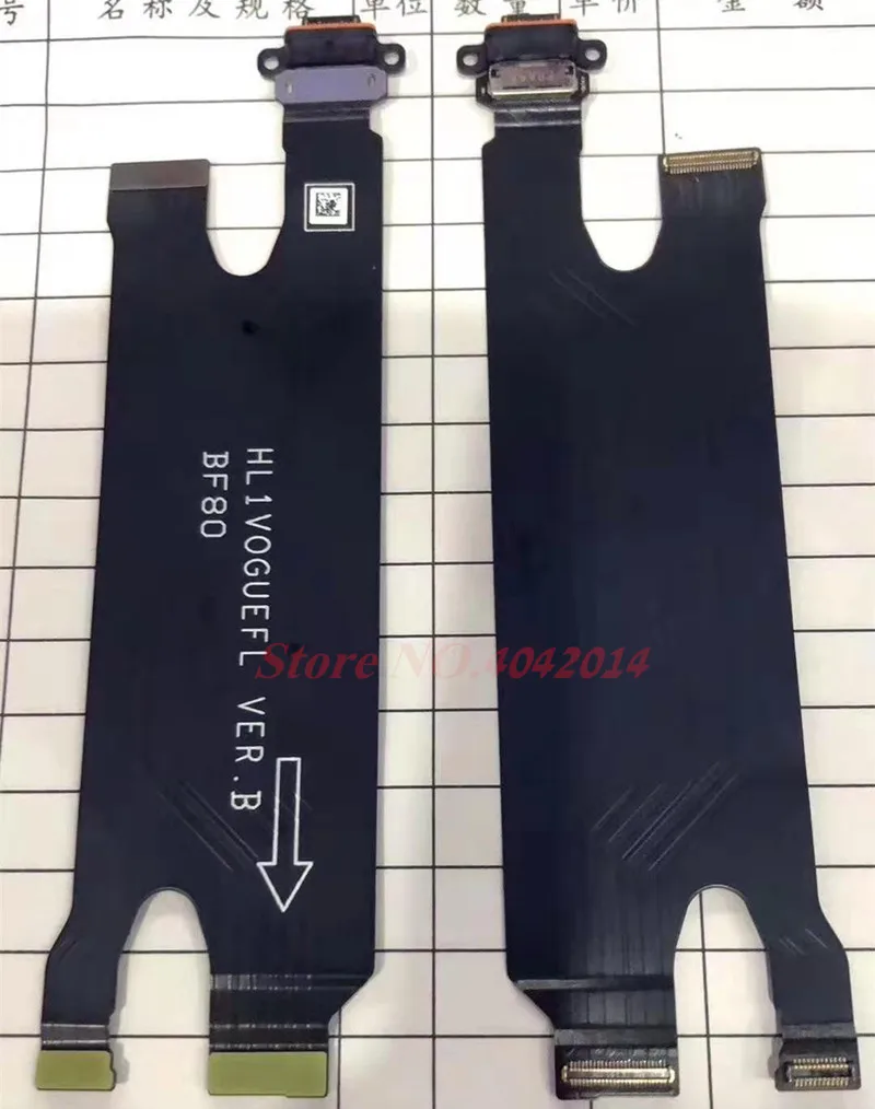 

Оригинальная док-станция с USB-портом и гибким кабелем для Huawei P30 pro, USB-разъем для зарядки, подключение к материнской плате, запасные части