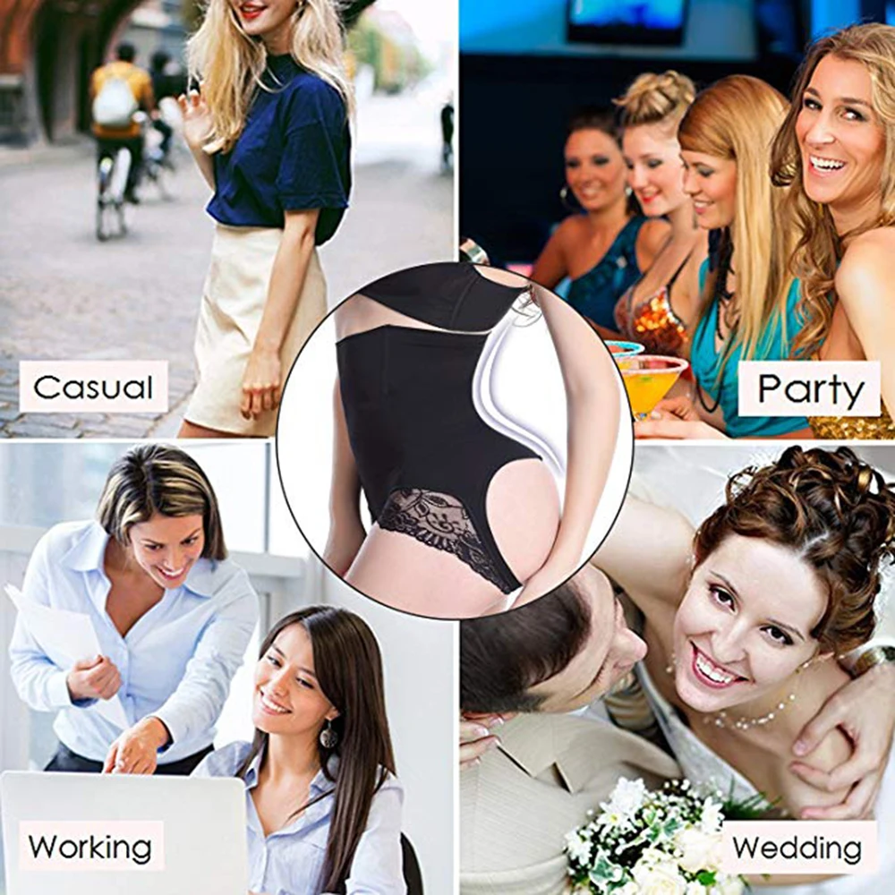 Женские кружевные трусы с эффектом пуш-ап гладкое Корректирующее белье | Женская