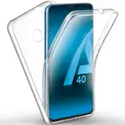 Чехол для Samsung Galaxy A12 A5 A6 A7 A8 A9 A21S A20E A50 A70 A40 A10 A41 A42 A51 A71, двухсторонний прозрачный чехол из ТПУ, 360