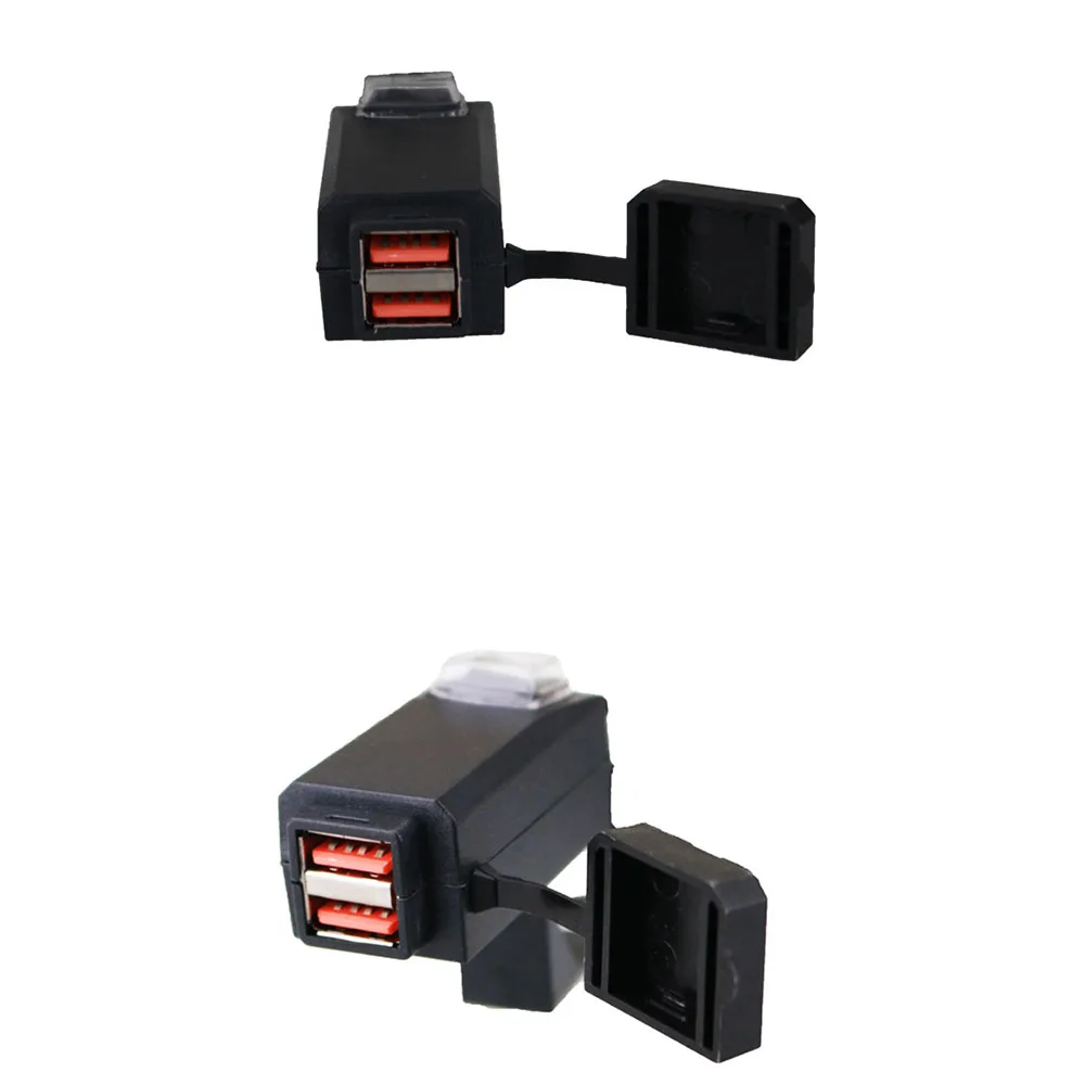 Hot Sale QC 3.1A Dual USB Motorcycle Handlebar Charger Adapter Power Supply Socket Waterproof Mobile Phone | Автомобили и