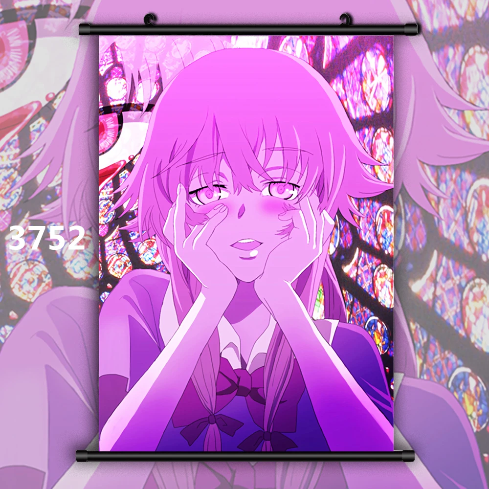 3752 Mirai Nikki дневник будущего Аниме Манга плакат в рулоне - Цвет: 3752