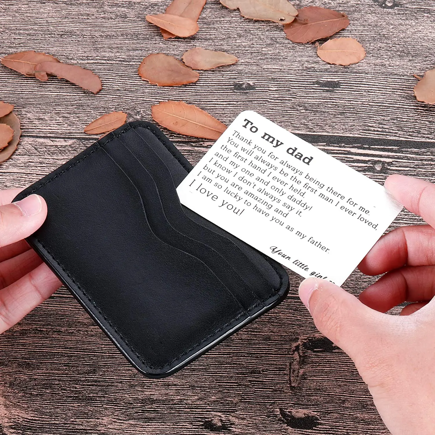 Кошелек для папы дочери Подарочный кошелек отца подарок на день папа я тебя люблю