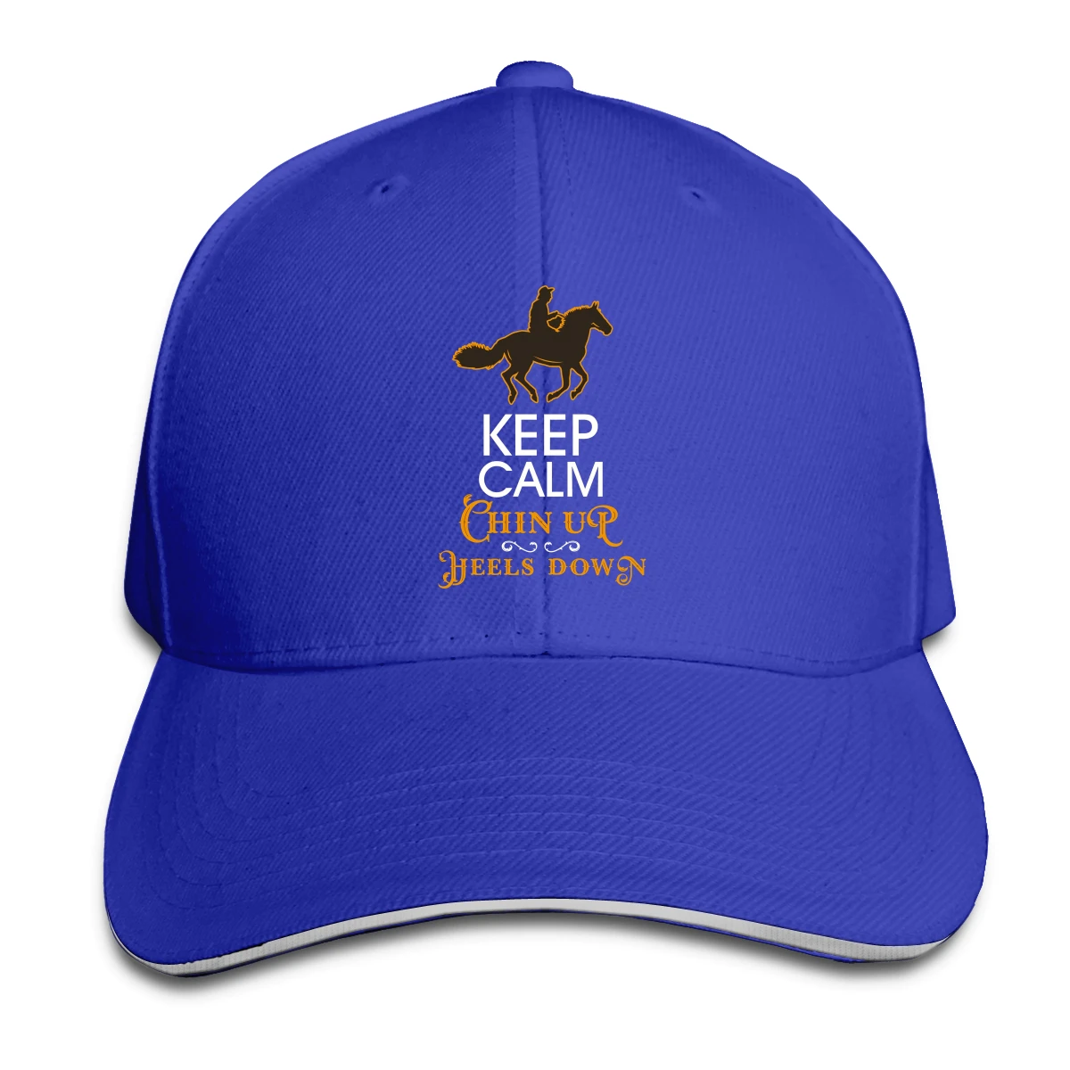 

Keep Calm Chin Heels Down T mans womans Fashionable breathable Hip hop caps