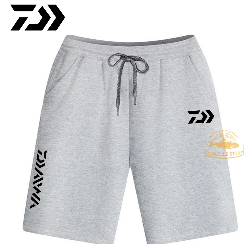 

2020 DAIWA Summer Men's Fishing Casual Shorts Pure Cotton Outdoor Motion Reathable Running Shorts Loose Beach Shorts