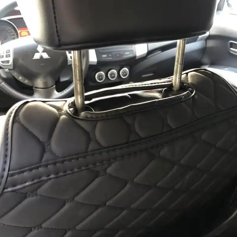 AUTOROWN Защита на заднюю часть сиденья автомобиля из искусственной кожи Органайзер