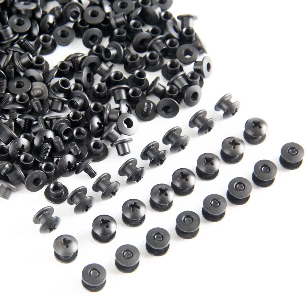 Набор винтов с короткой стойкой из черной стали для самостоятельной сборки Kydex 100