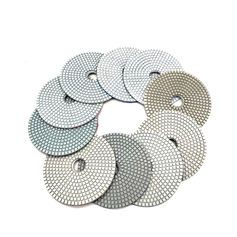 5 Pcs Diamond Soft Grinding Plate/80mm Stone Polishing Water Mill Plate/ Marble,Granite Refurbished Angle Grinder Grinding Plate