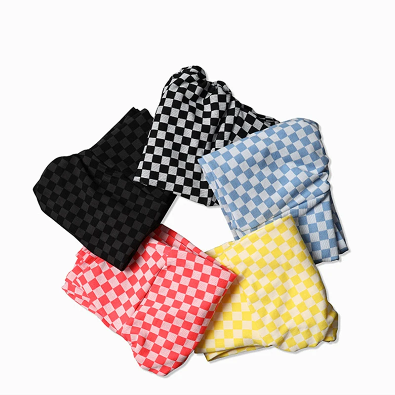 Fashion Retro High Waist Leggings For Women Gym Squat Workout Wear Seamless Breathable Lattice Style Belly Control Yoga Pants