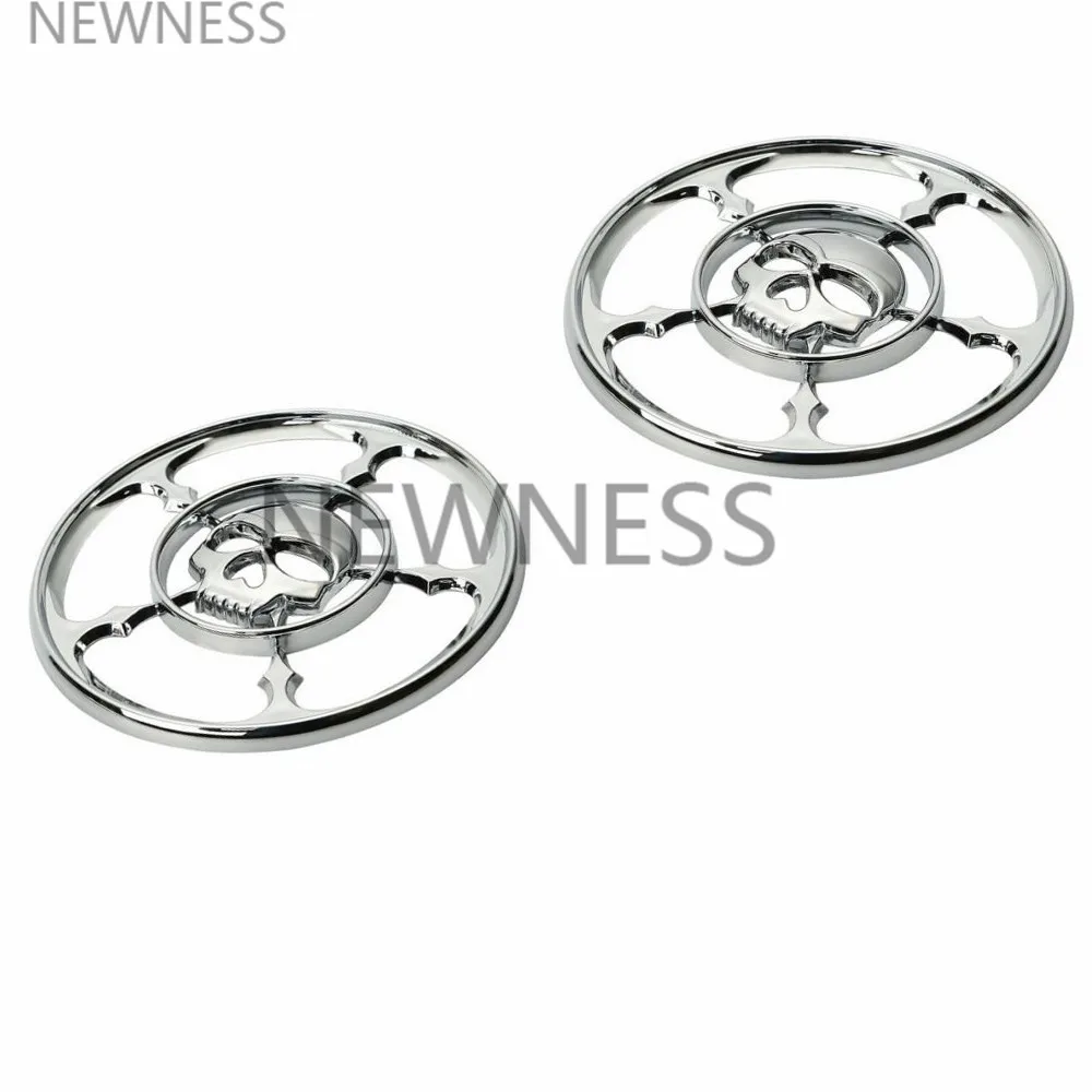 Чехол для мотоцикла с хромированным черепом и грилями чехол Harley Electra Glide Street 1996 2013