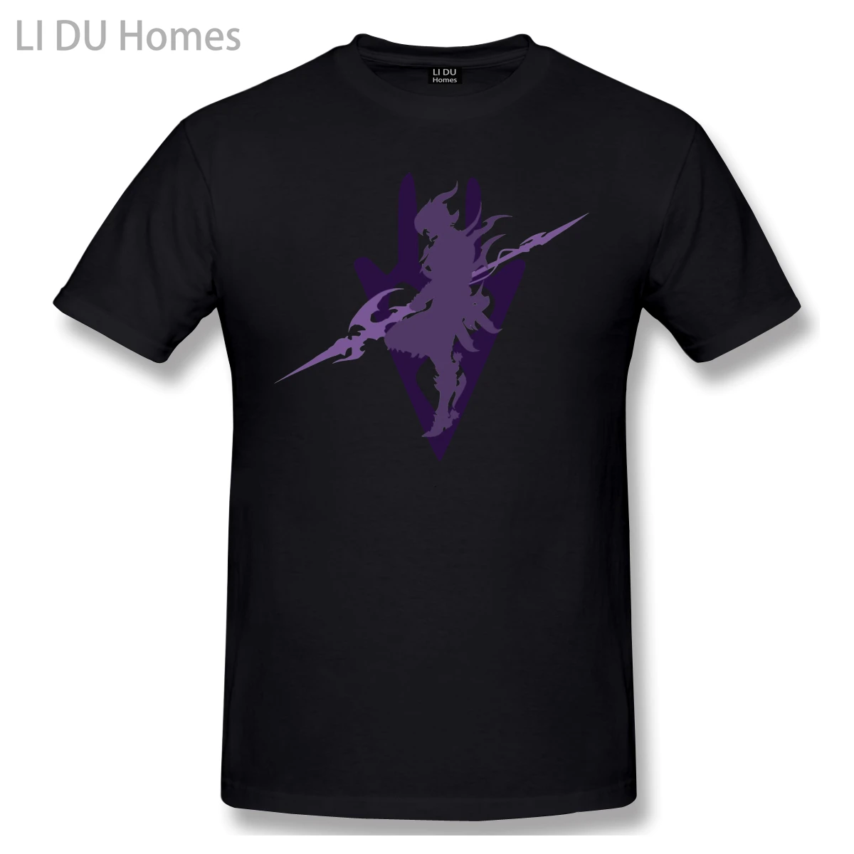 

LIDU High Quality O-Neck 100 Cotton Final Fantasy XIV Dragoon T-shirt Final Fantasy sleeve short