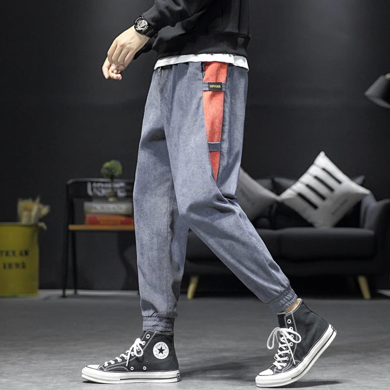 

Men Cargo pants Harem Joggers Pants Streetwear Mens Harajuku Hip Hop Hipster Casual Sweatpants Trousers Pants