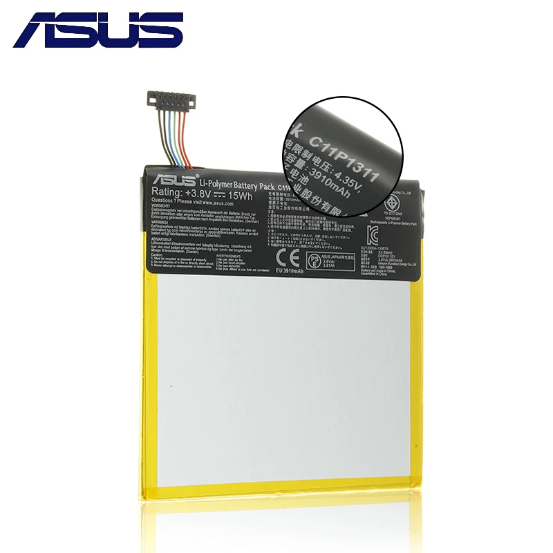 Original ASUS High Capacity C11P1311 Battery For ASUS MeMO Pad HD 7 K00S ME175KG ME7510KG Dual SIM HD7 3910mAh