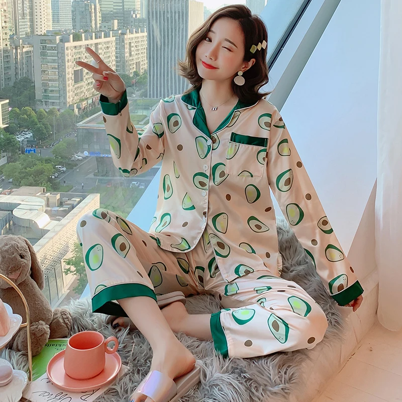WAVMIT/высококачественные женские пижамные комплекты с цветочным принтом