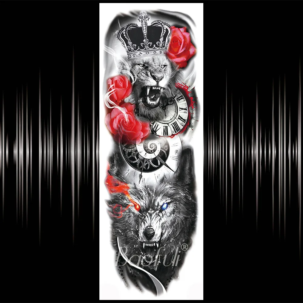 Временные татуировки для мужчин и женщин наклейки на все тело с рисунком совы