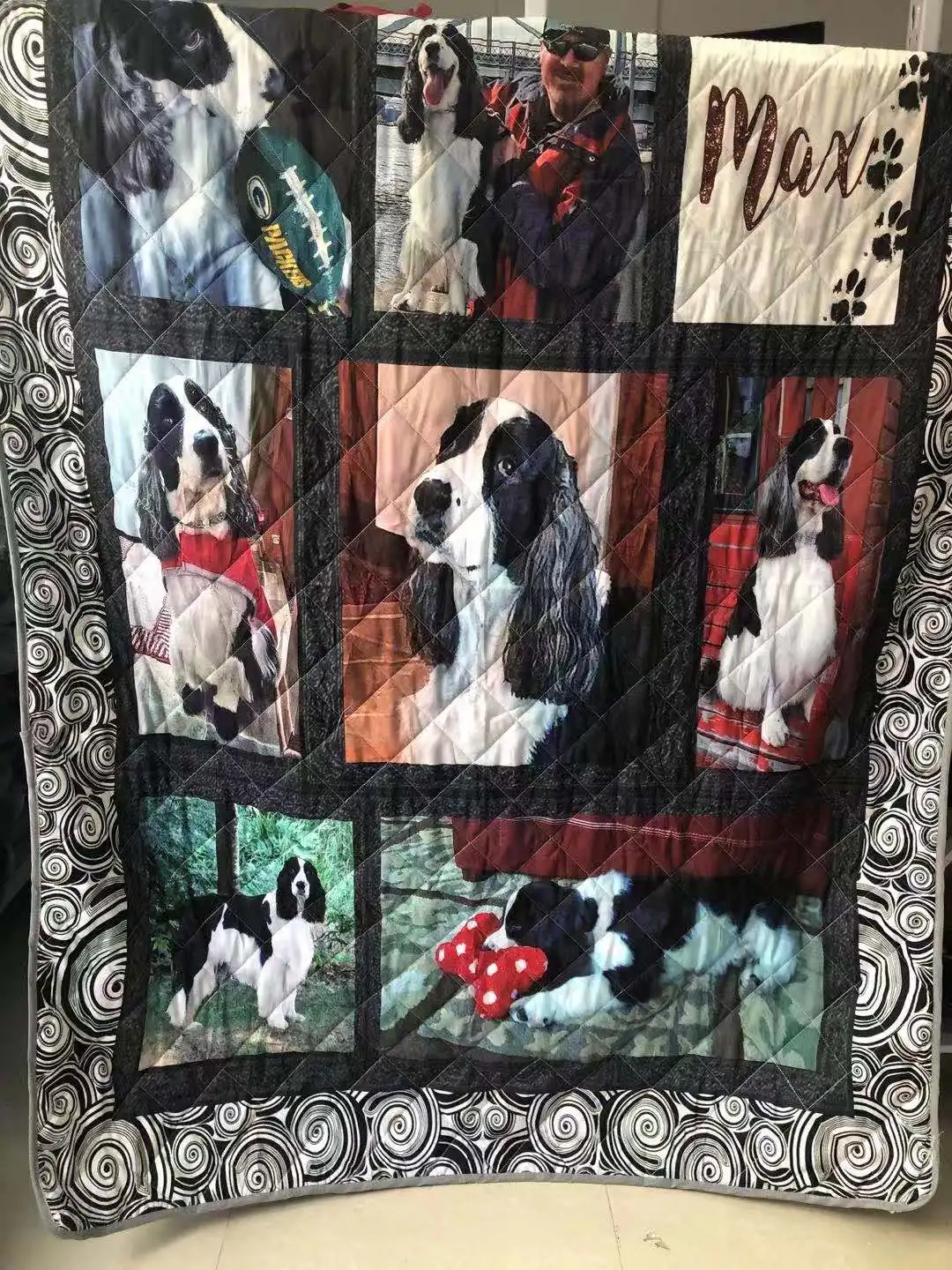 Индивидуальное одеяло для кровати индивидуальное с принтом пододеяльник