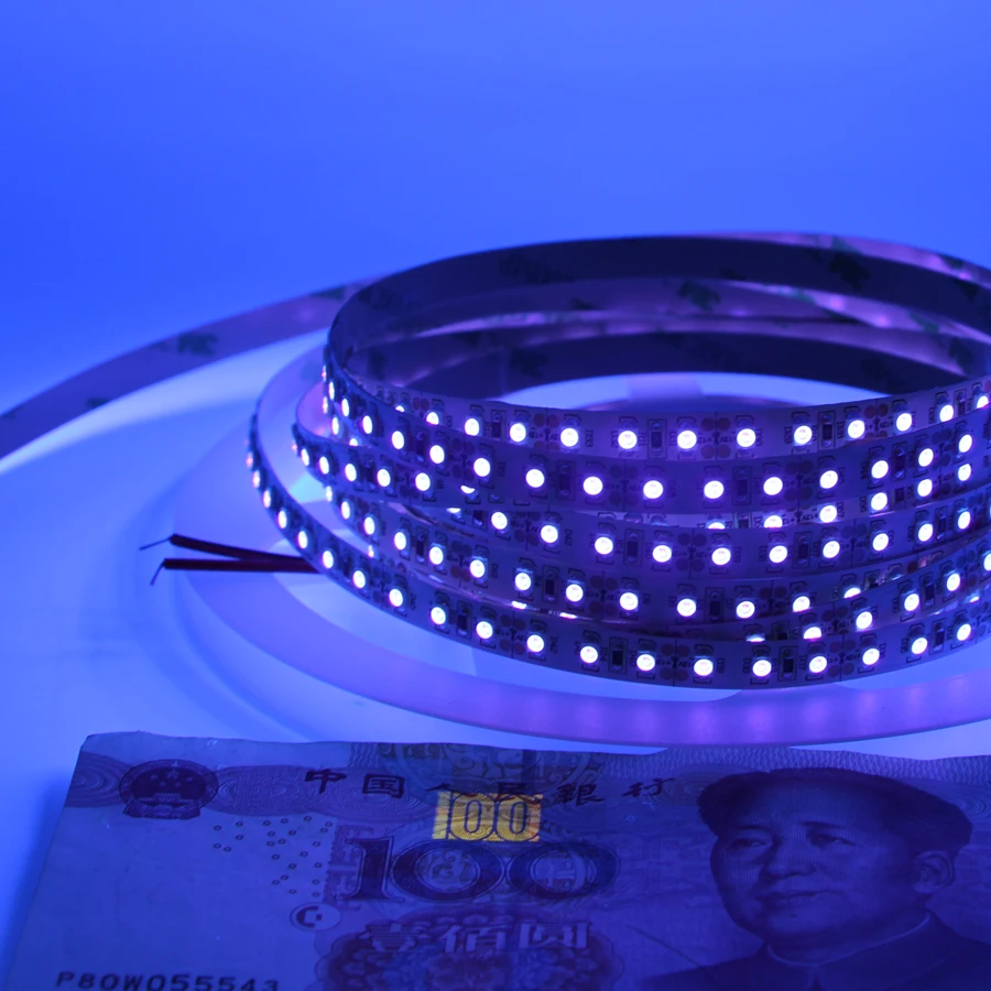 1 м 5 Ультрафиолетовый черный светильник SMD 3528 светодиодный led s/m УФ светодиодная