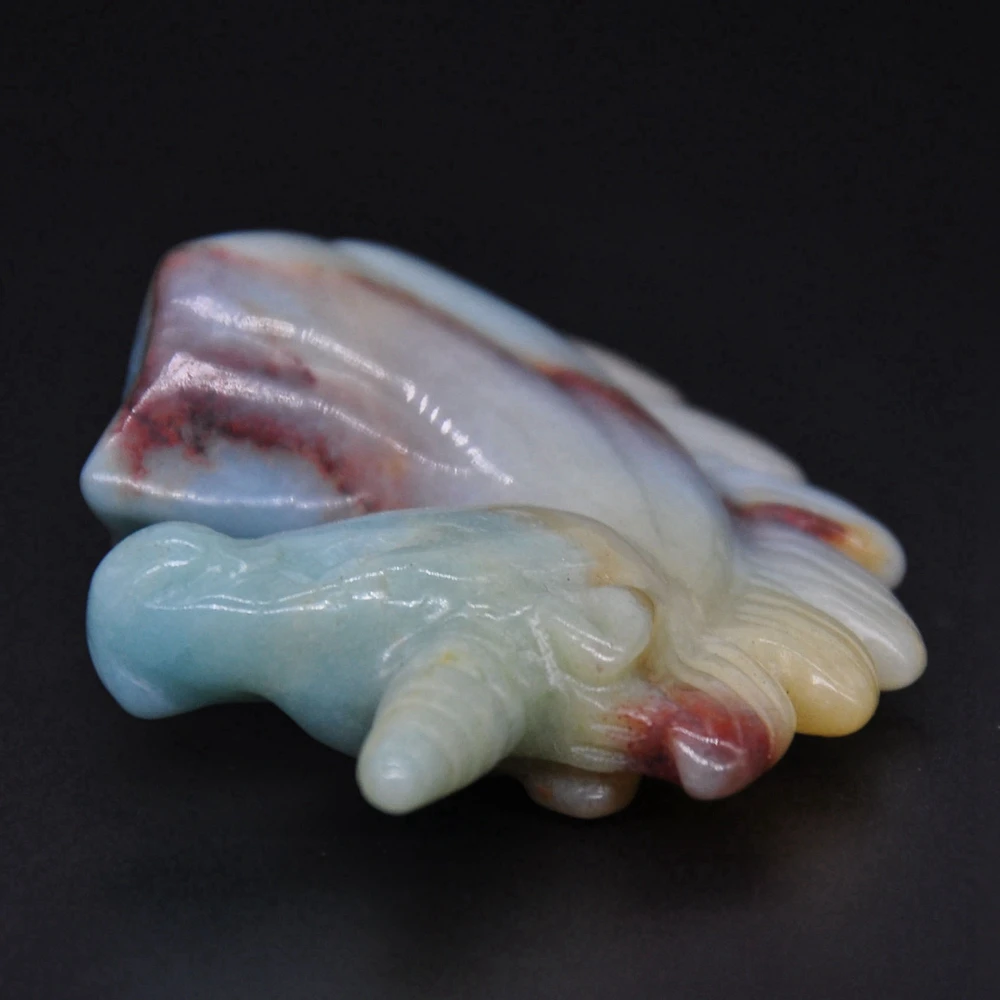 Статуя единорога 2 дюйма резной Натуральный Камень Амазонит восстанавливающий