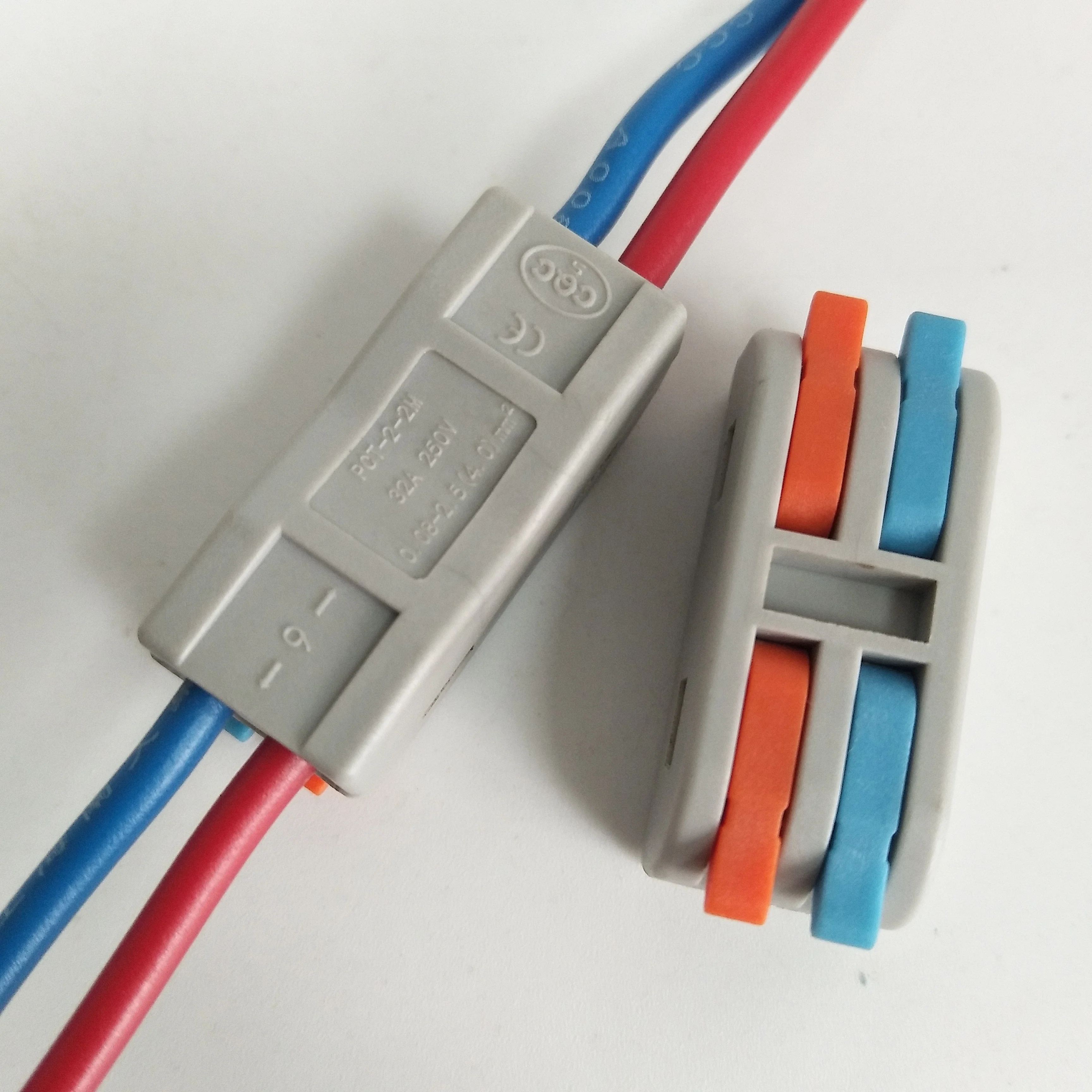 10 шт. мини провода соединители проводника Push-In Быстрый кабельный клеммный блок