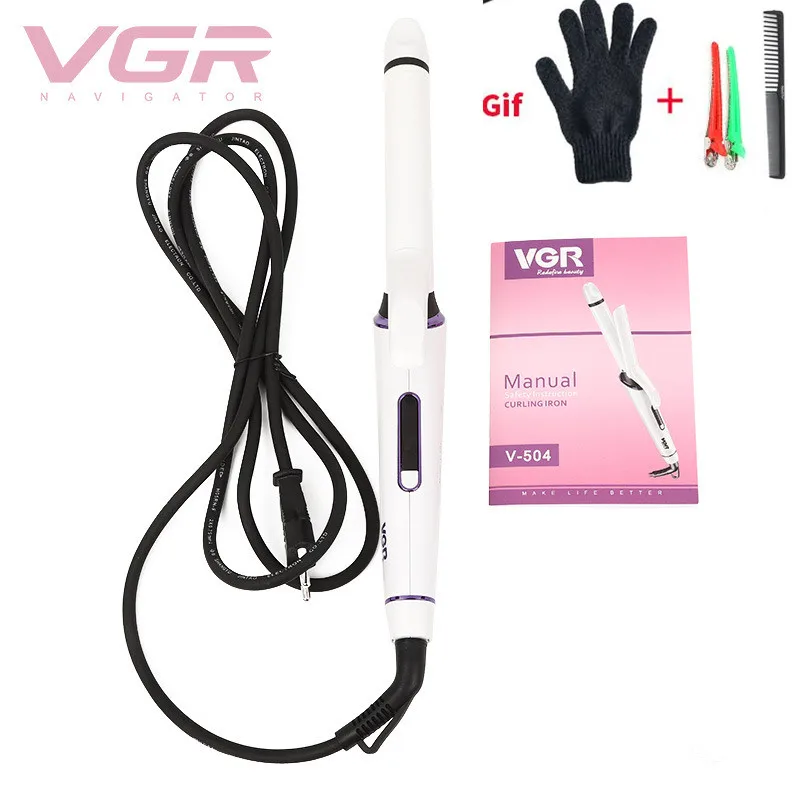 Новые ЖК-бигуди конические щипцы для завивки одной трубки керамическая глазурь