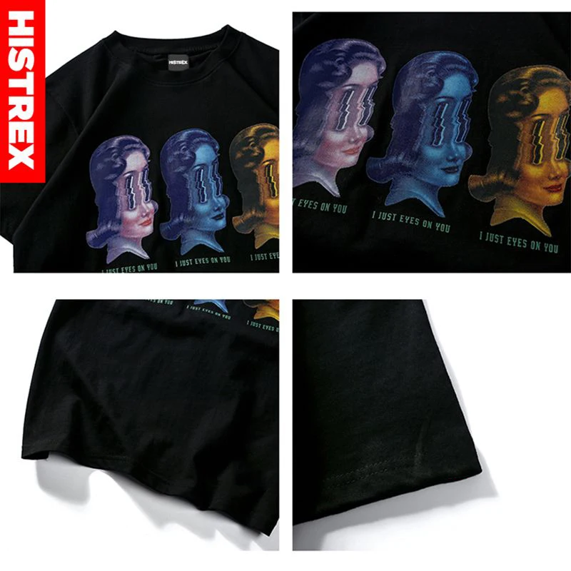 С буквенным принтом Я только что глаза на вас &quotв виде смайлика Забавные Мужские