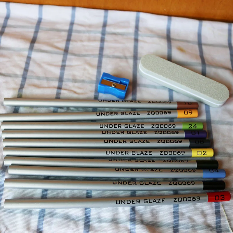 10 цветов керамический художественный цветной карандаш под глазурью сделай сам
