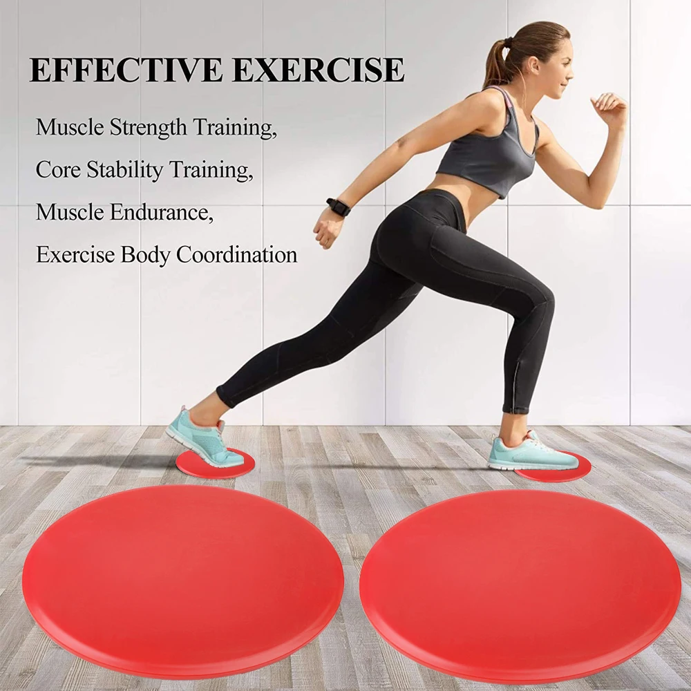 

2Pcs Yoga Sliding Disc Fitness Gliding Discs Exercise Sliding Plate Abdominal Core Muscle Training Slider Disc Fitness Equipment