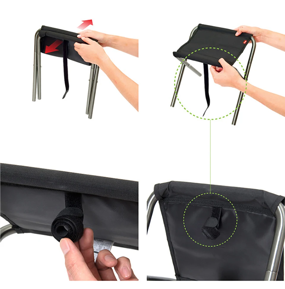 Портативный складной рыболовный стул 33*30*32 см уличное легкое складное кресло для