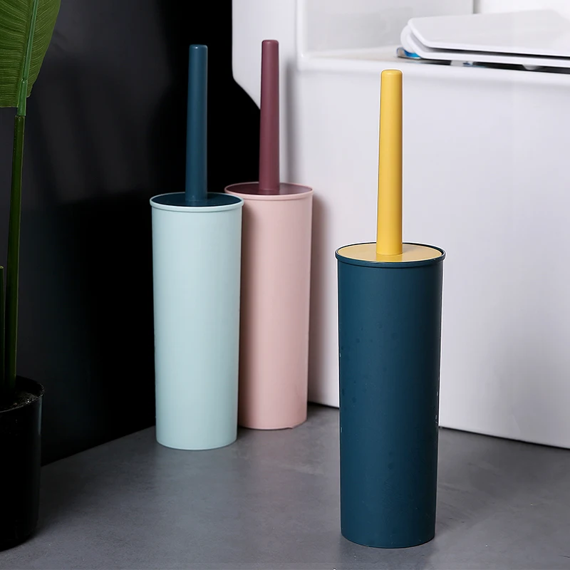

Plastic Nordic Toilet Brush Holder Creative Home Colorful Accessories Toilet Brush Holder Stand Brosse Wc Home Items DF50TBH