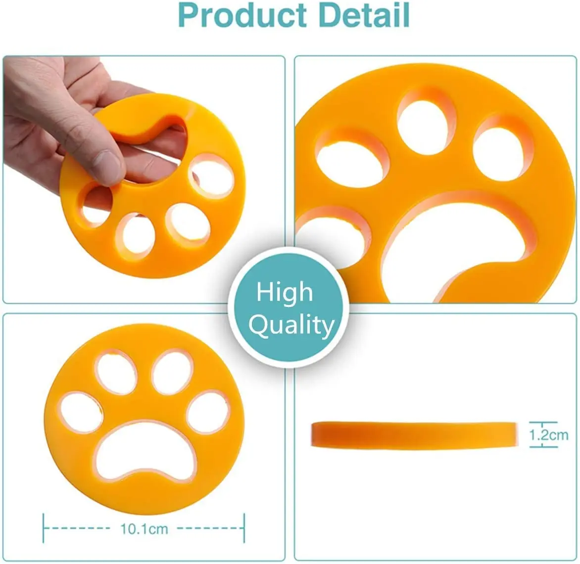 

2pcs Pet Hair Removal Agent Reusable Pet Hair Remover Pet Hair Catcher Cleaning Tool Dryer Laundry Washing Machine Accessories