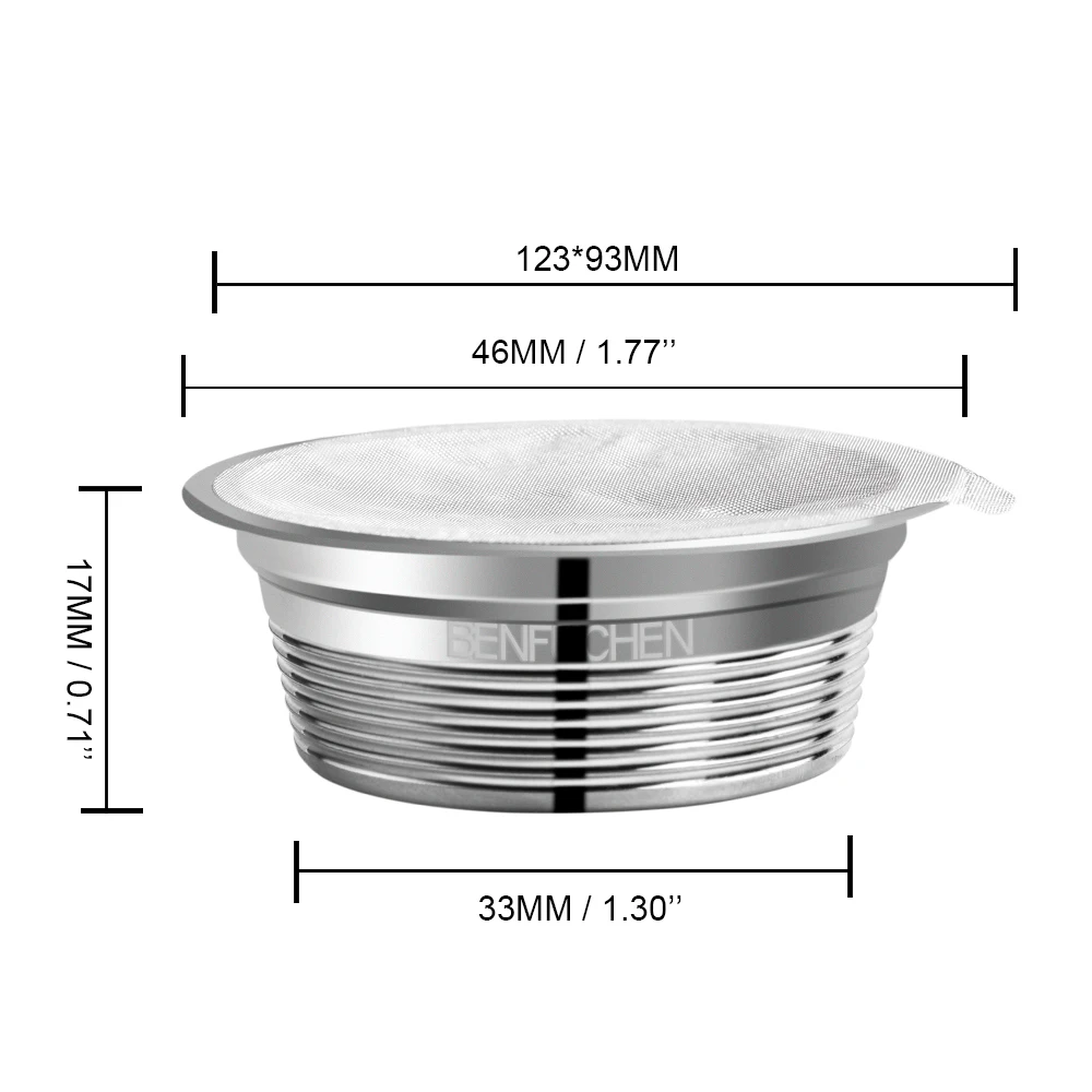 For Lavazza A Modo Mio Jolie& ESPRIA Stainless Steel Reusable Coffee Capsule Pod Filters For Lavazza a Modo Mio Machine