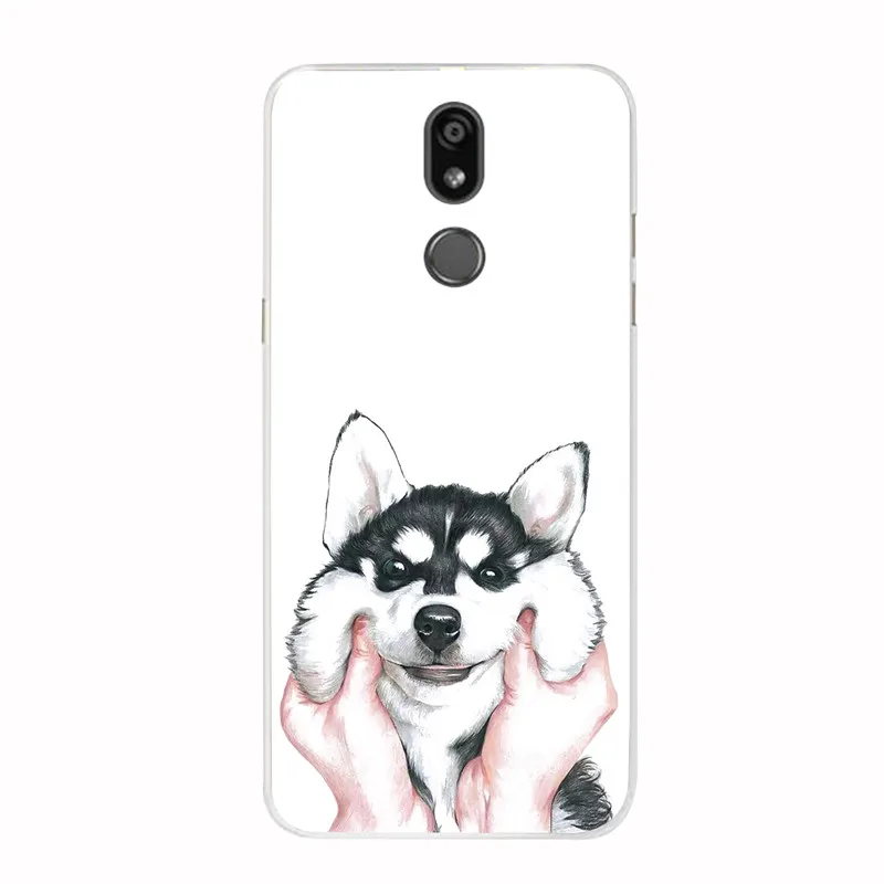 Для LG K40/K12 Plus 5 7 дюймов мягкий чехол для телефона разноцветный окрашенный милый
