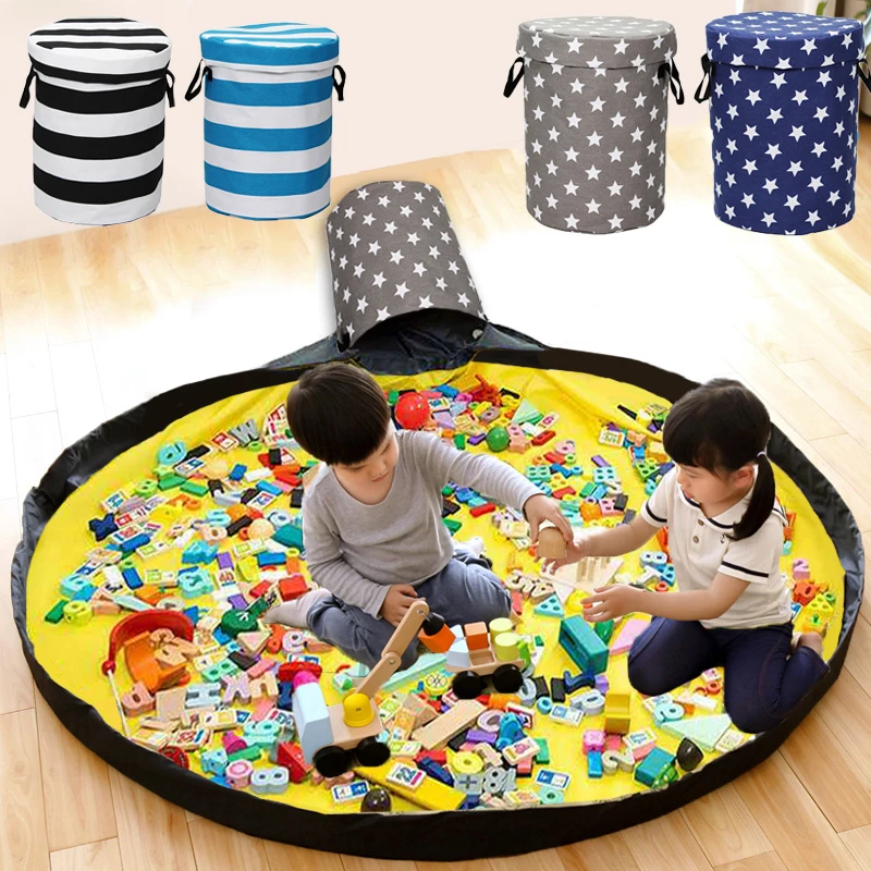 

Toy Storage Bag Toy Bags Blocks Play Mat Bag Kids Child Toys Game Storage SlideAway Organizer Baskets Pouch Indoor Outdoor