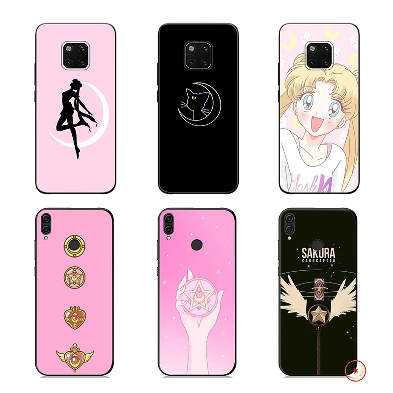 Мягкий силиконовый чехол Sailor Moon для huawei P30 P20 P10 Lite Pro P Smart Plus 2018 2019 Z |