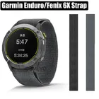 Ремешок нейлоновый для наручных часов Garmin Enduro Fenix 6X 6S Pro Solar 5X Plus 5S 3 HR Bluetooth MK1 Mk2 Mk2i