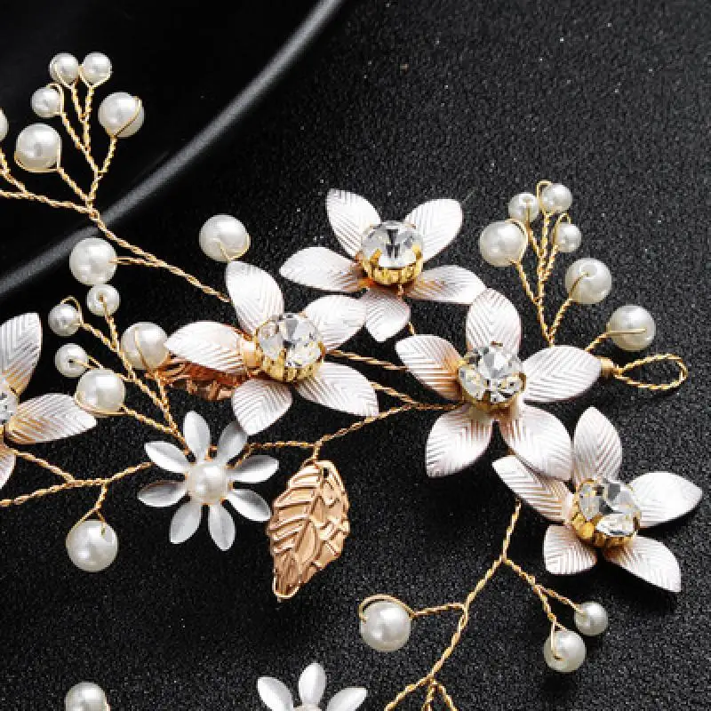 1 шт. новая свадебная расческа для волос заколка украшения элегантные цветочные