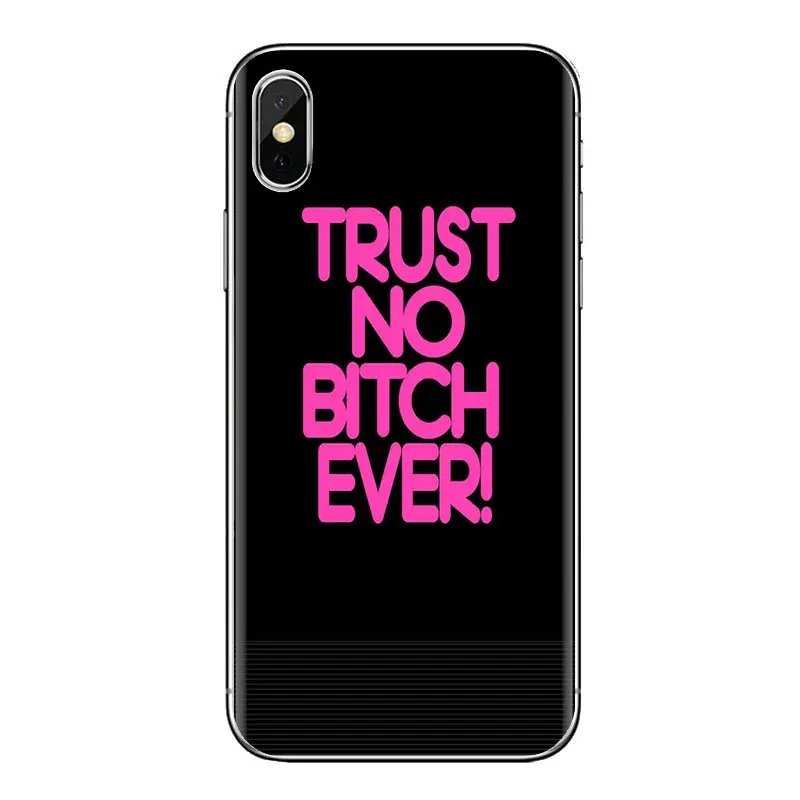 Силиконовый чехол-сумочка для телефона доверия не сука печатных htc один U11 U12 X9 M7 M8