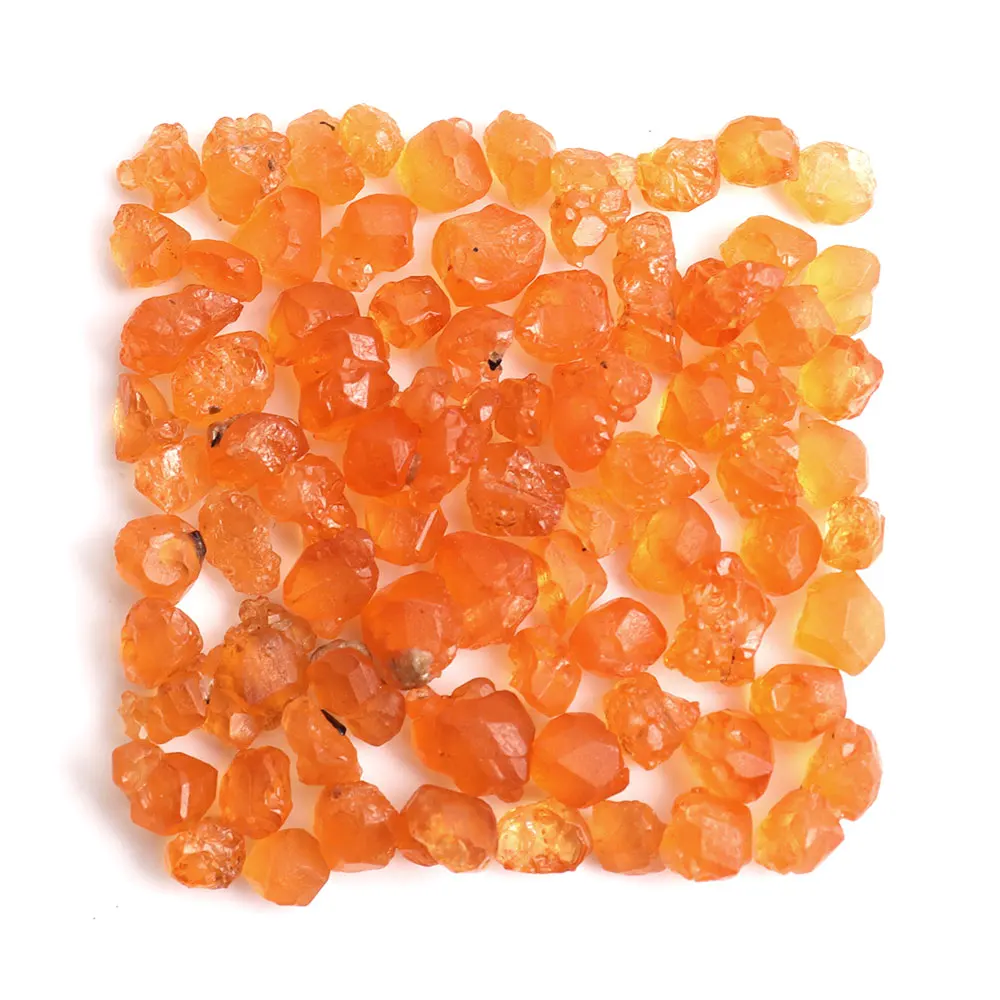 

Натуральный кристалл 10 карат Spessartine Fenda, гранат, необработанный лечебный мини-кольцо, минеральный камень, коллекция рейки, украшение для дом...