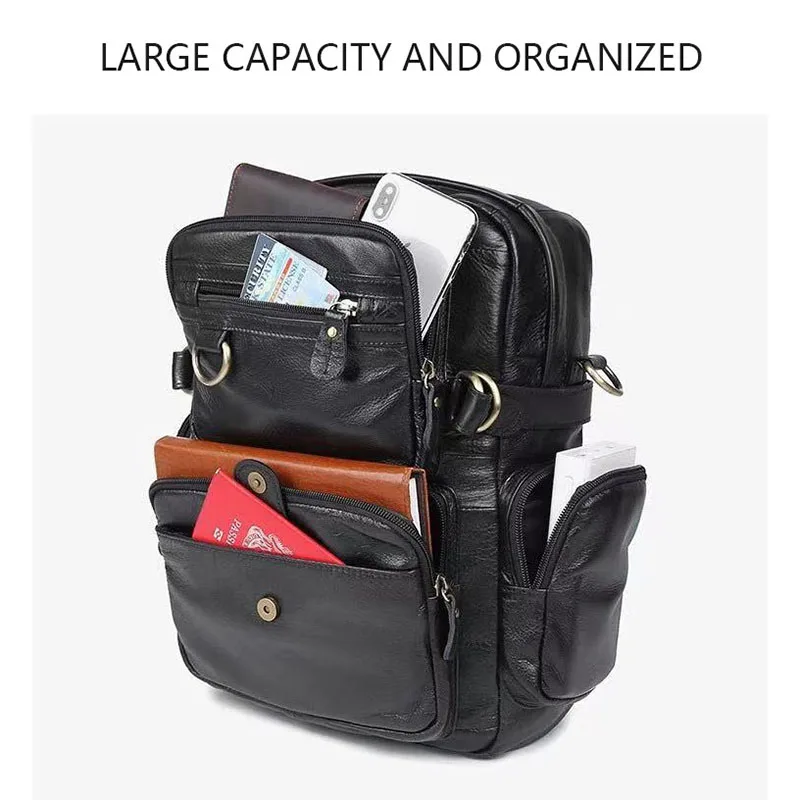 Crossten 3 в 1 100% натуральная кожа 14 дюймов ноутбук рюкзак выбранные Роскошные теплые