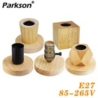 Старинный держатель лампы E27 гнездо 85-265V лампы, светодиодный потолочный светильник в стиле ретро деревянное основание салфетка настольные лампы Эдисон лампы светильник