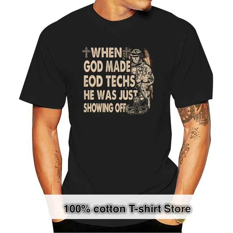 

Camiseta eod tech eodtech63 27 для мужчин и женщин camisa с фразой god made work