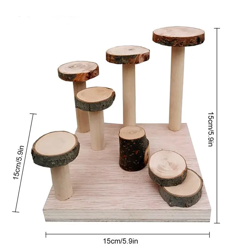 Деревянная игрушка хомяк для скалолазания тренировочная площадка подставка