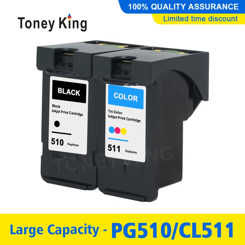 Картридж Toney King 510 для Canon PG CL 511 PG510 CL511 чернильные картриджи принтера Pixma MP250 MP480 MP490