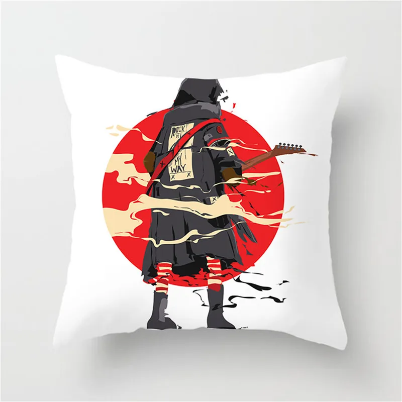 Чехол для подушки Fuwatacchi в стиле панк наволочка дикой с изображением черепа Льва