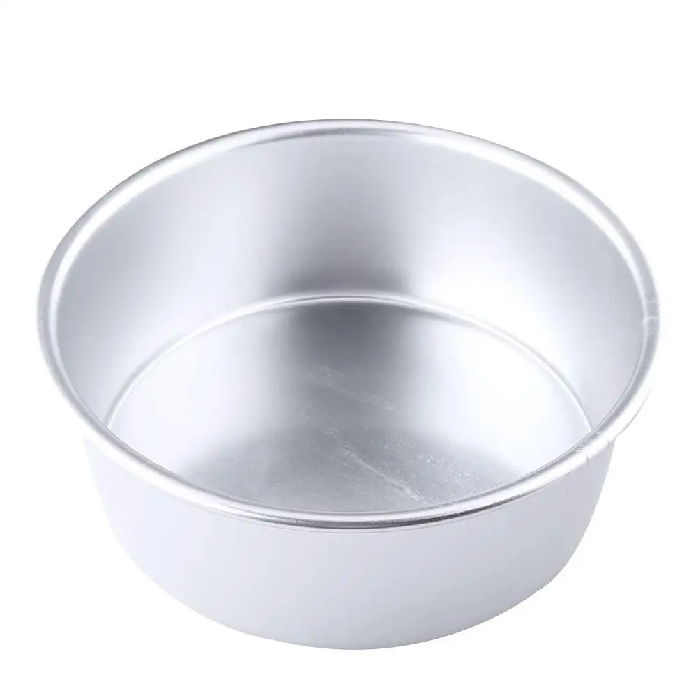 Фото 2/5/6/8 Inch Round Bakeware Cake Mold Tin Pan Bakeware Cake Pans for Kitchen Mould Tray Aluminum Alloy Non-Stick Baking Mould №3