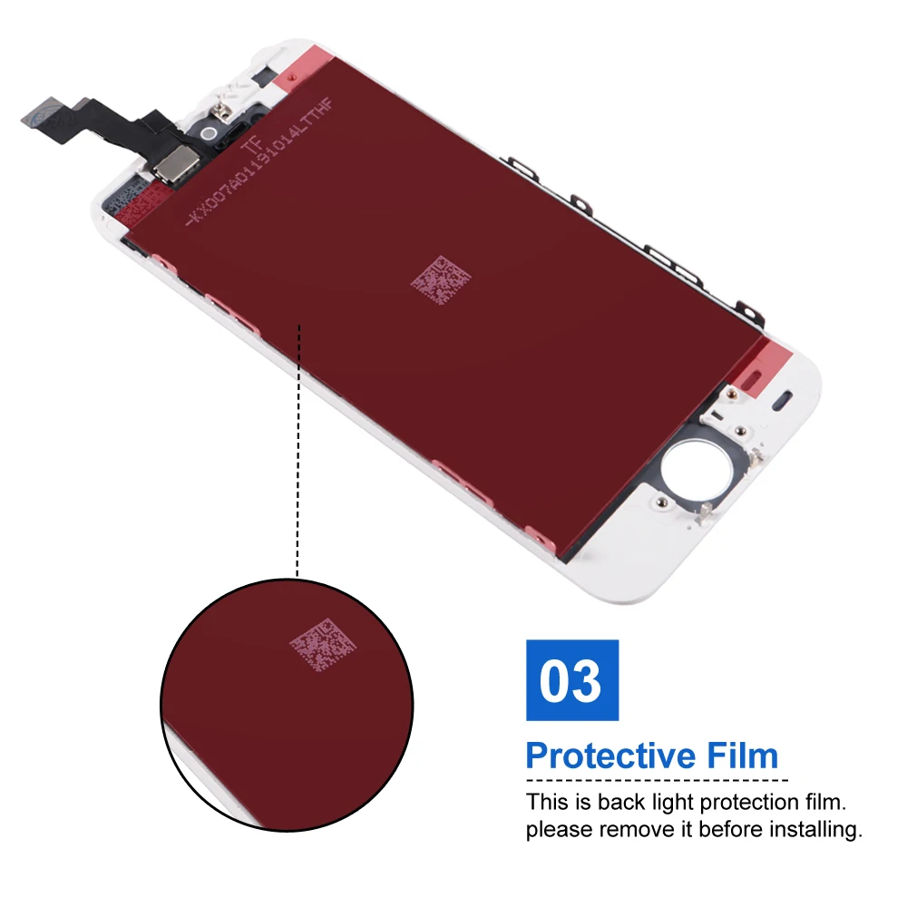 Сменный сенсорный ЖК экран для iPhone 5 дигитайзер в сборе 5c без битых пикселей