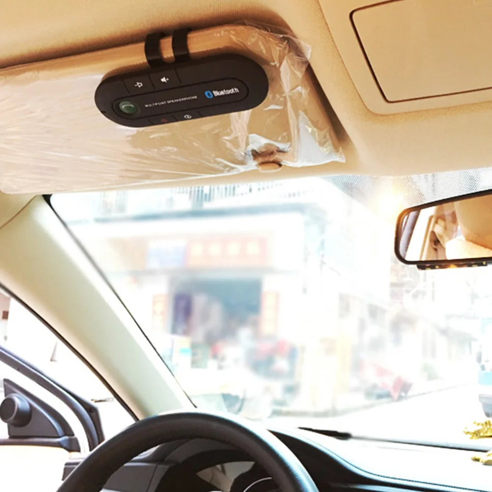 Bluetooth приемник громкой связи автомобильный комплект солнцезащитный козырек клип аудио адаптер беспроводной многоточечный Громкая связь авто стерео Mp3 плеер